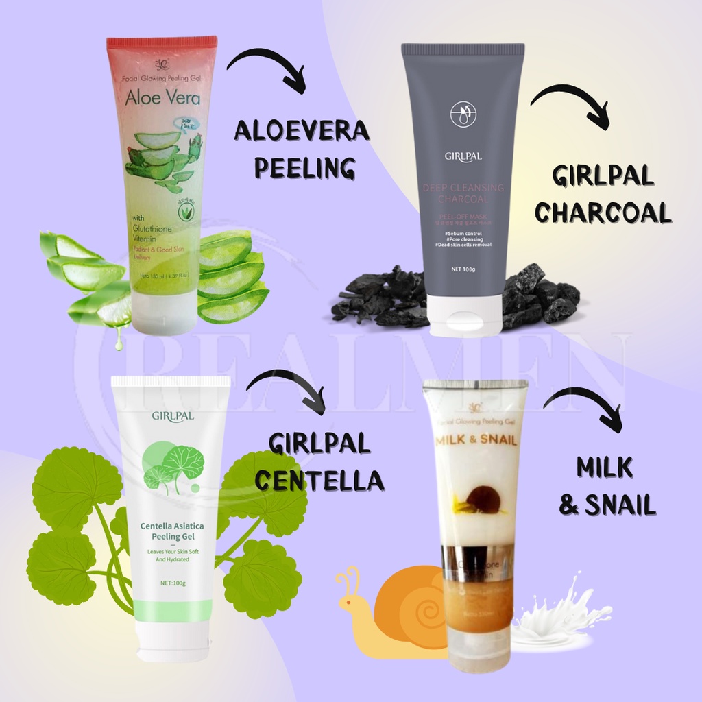 Jual BPOM FACIAL GLOWING PEELING CHARCOAL / GEL ALOE VERA BY SYB Tube