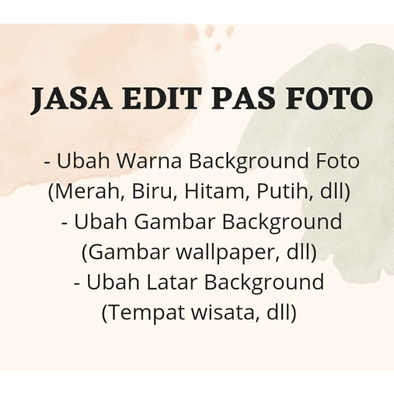 Jual Jasa EDIT Pas Foto/Edit Background foto Wisuda Prewedding Foto Keluarga dll/edit warna