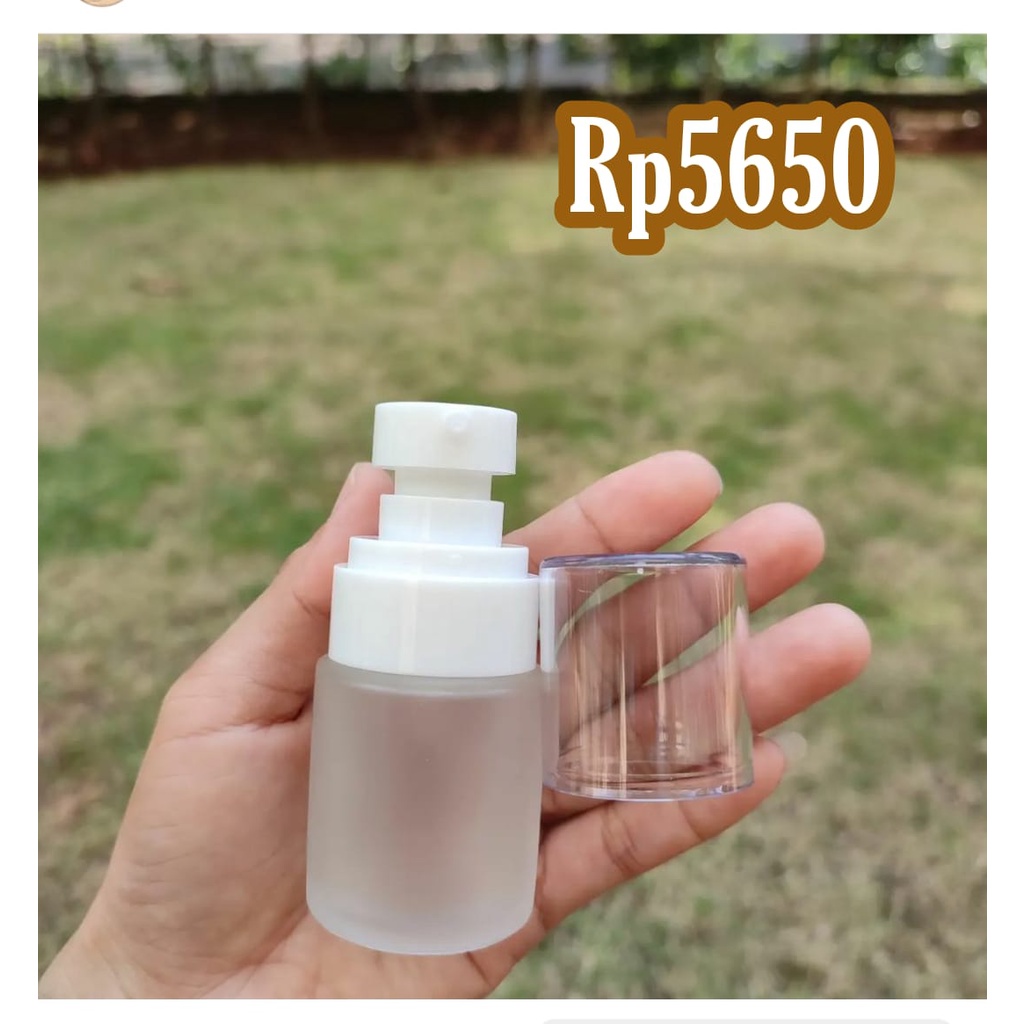 Jual Botol Serum Kaca 20ml Wadah Skincare Kosmetik Anti Aging Pelembab