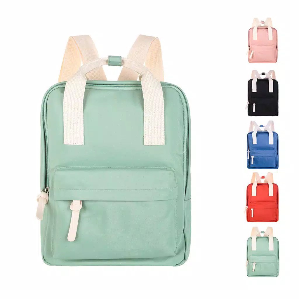 Jual MINISO TWO WAY BACKPACK MINISO. uk 26x12x33cm. tas ransel miniso
