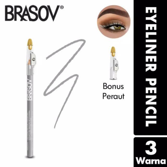 Jual Brasov Eyeliner Pencil Shopee Indonesia