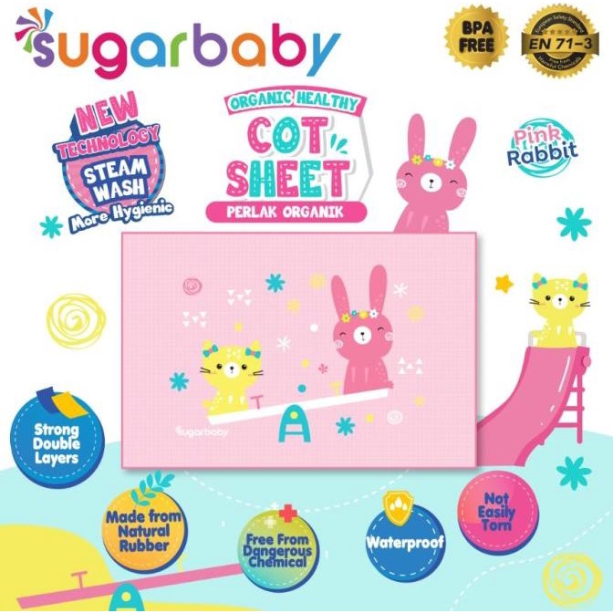 Jual Sugar Baby Organic Healthy Cot Sheet (Perlak Organik) Shopee