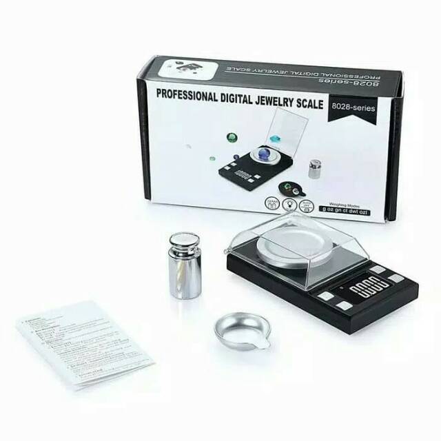 Jual 8028Series Akurasi 0.001g Timbangan Emas Perhiasan Profesional