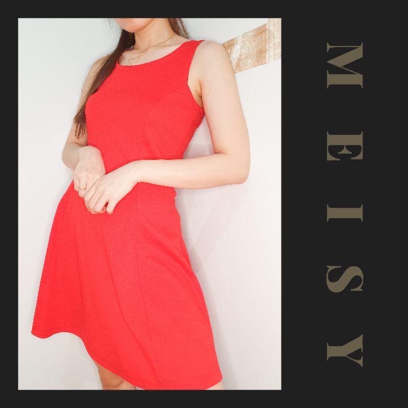 Jual terusan lucu wanita korean dress meisy dress korea vintage terusan