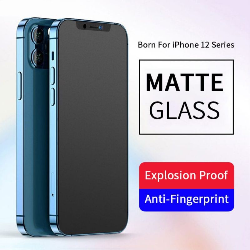 Jual (TG KACA MATTE) Matte Glass 9H Anti Glare IPhone X / XS / XS Max