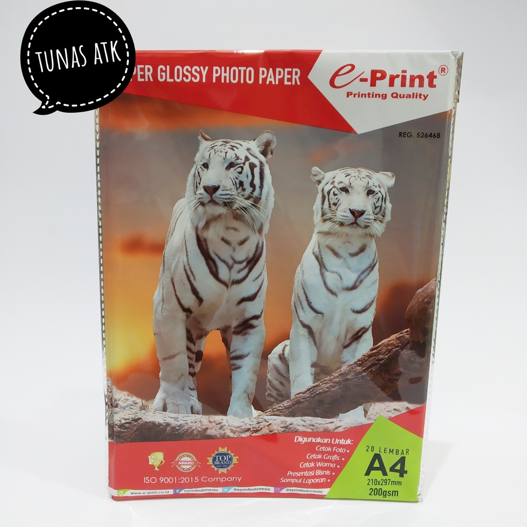 Jual EPRINT SUPER GLOSSY PHOTO PAPER A4 200 GSM Shopee Indonesia