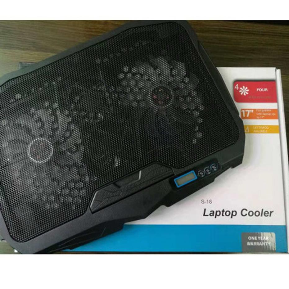 Jual MN8 Unique Cooler Cooling Pad Laptop 4 Fan Super Kencang S18