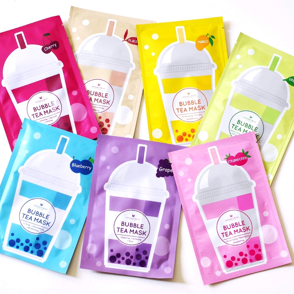 Jual NEW ANNIE'S WAY BUBBLE TEA INVISIBLE SILK MASK ANNIES Masker