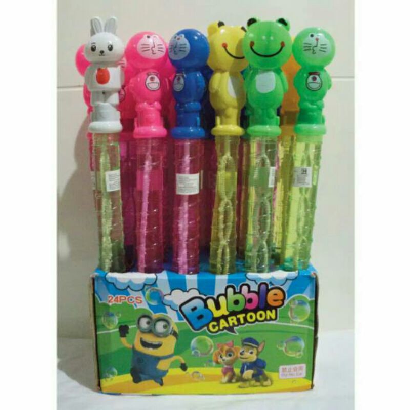 Jual Mainan BUBBLE GUN STICK Karakter BESAR Random model harga