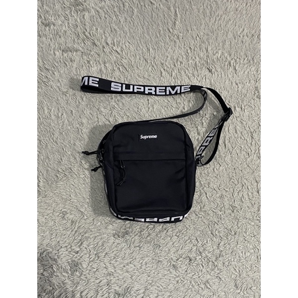 Jual Supreme Shoulder Bag ss18 Black *100 Original Shopee Indonesia