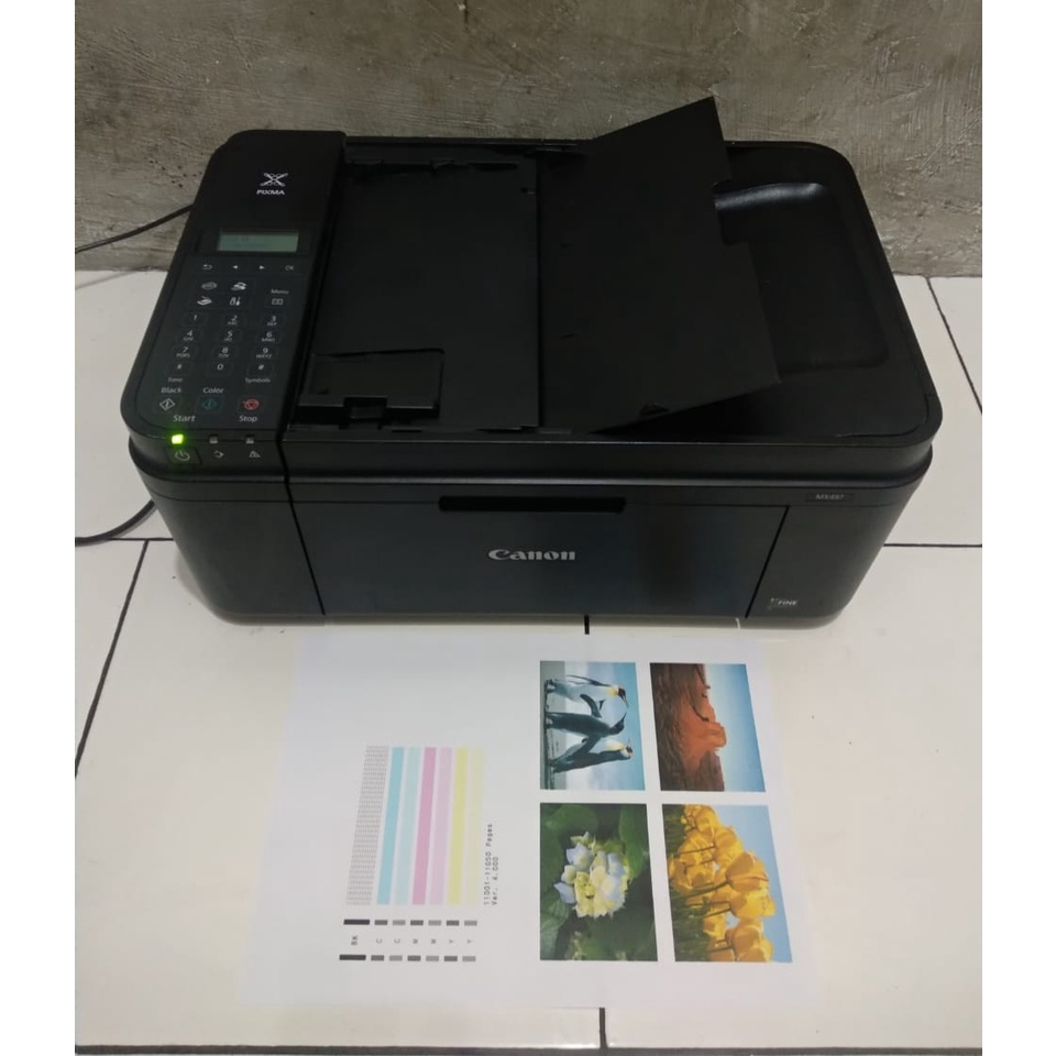 Jual Printer Second Canon Pixma MX497 normal siap pakai (WIFI) Shopee Indonesia