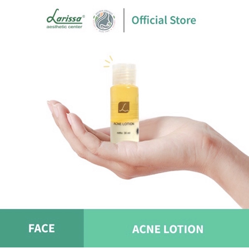 Jual Larissa Acne lotion original Ready best seller ampuh kempesin