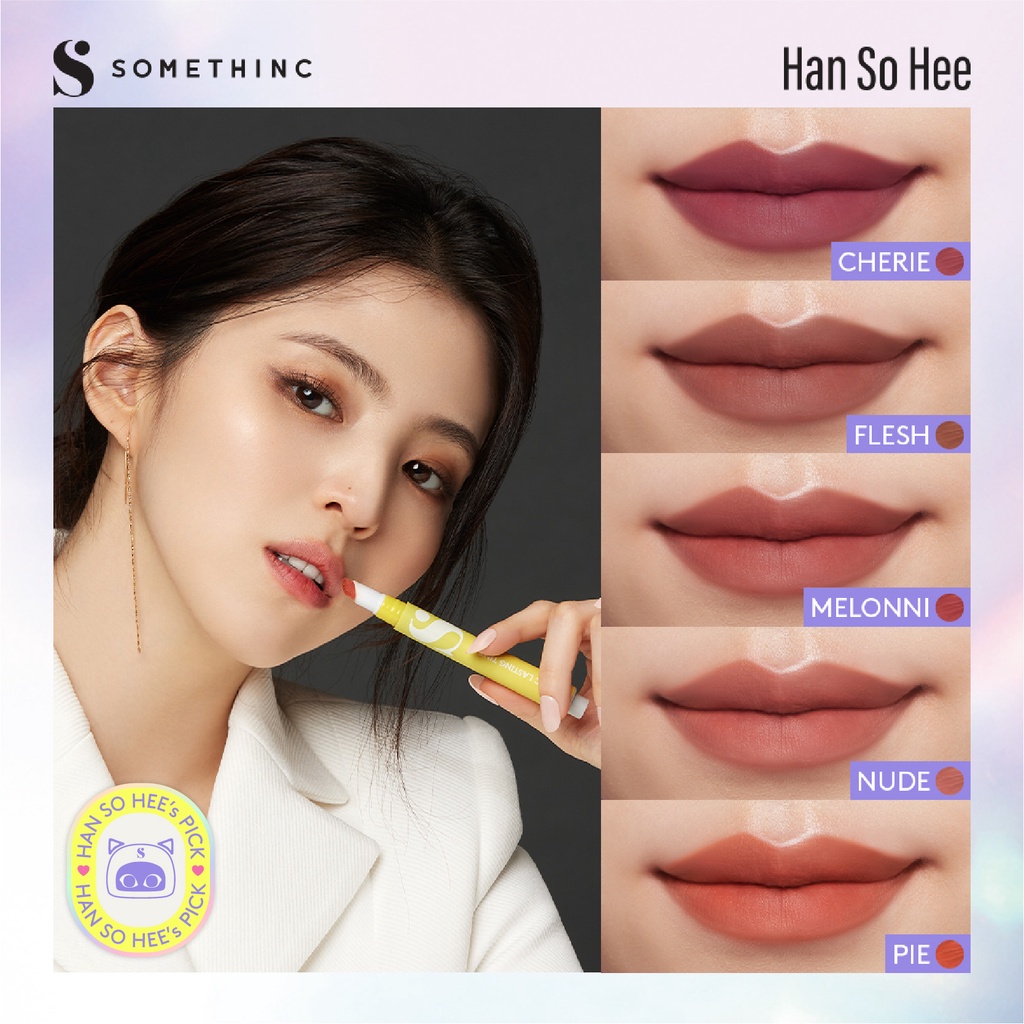 Jual Somethinc Fabric Lasting Tint Nude - Lip Tint Natural | Shopee Indonesia