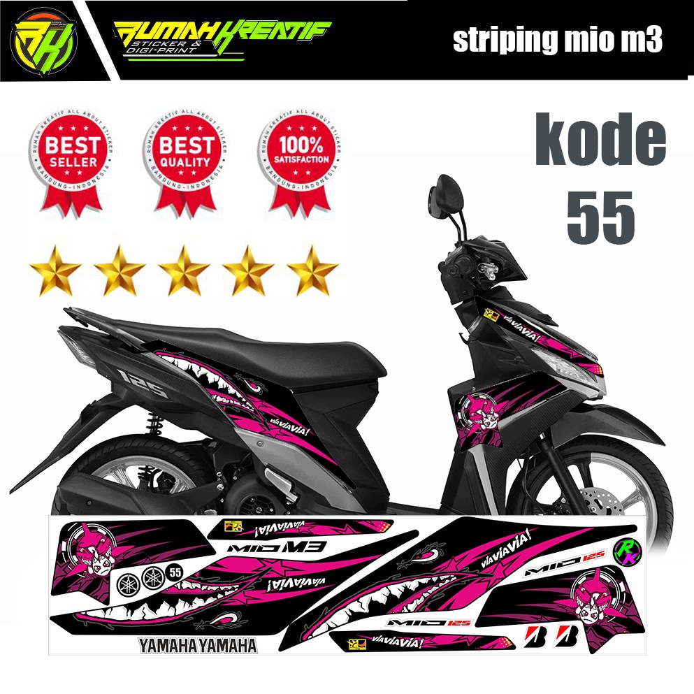 Jual MIO M3 DECAL STICKER LIS Shopee Indonesia
