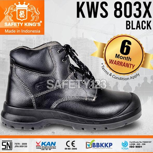 Jual Sk Safety Kings Kws 803X Sepatu Safety Shoes King'S Lokal Black