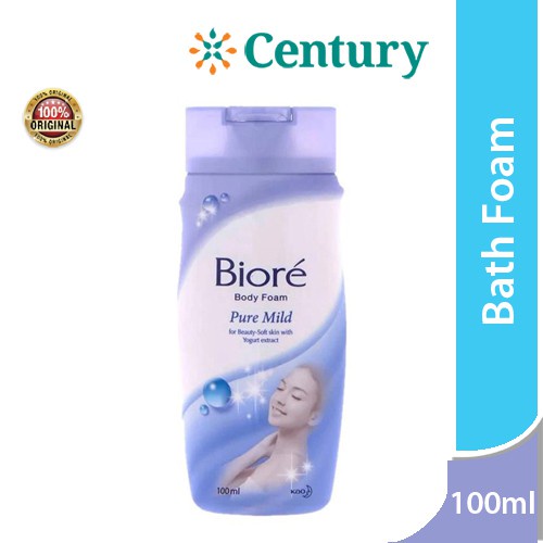 Jual Biore Body Foam Pure Mild 100ml Shopee Indonesia