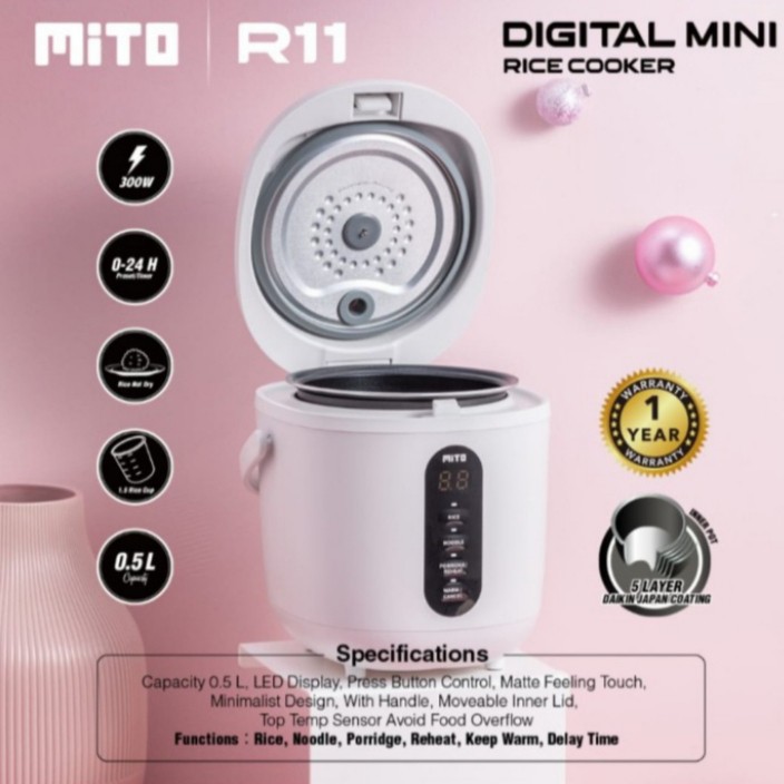 Jual RICE COOKER DIGITAL MINI MITO R11 Shopee Indonesia
