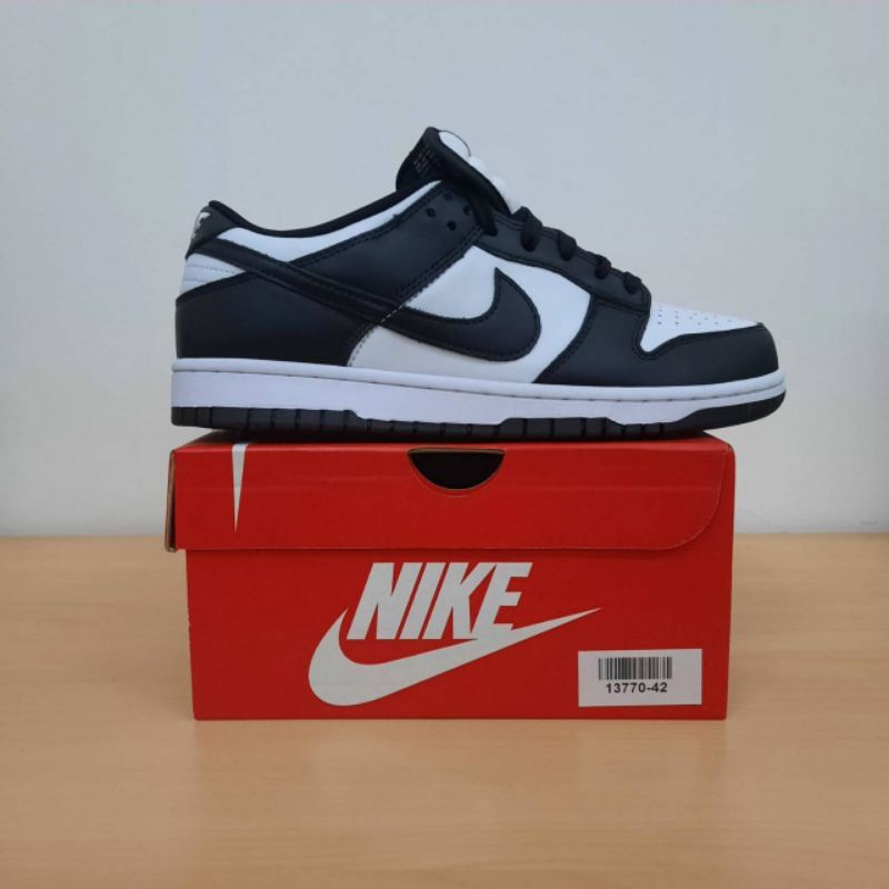 Jual Nike SB Dunk low retro white black 100 ORIGINAL MATERIAL