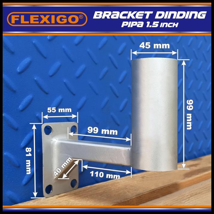 Jual Solusi Bracket Convex Mirror 60 Cm Kaca Cermin (Dinding / Tembok