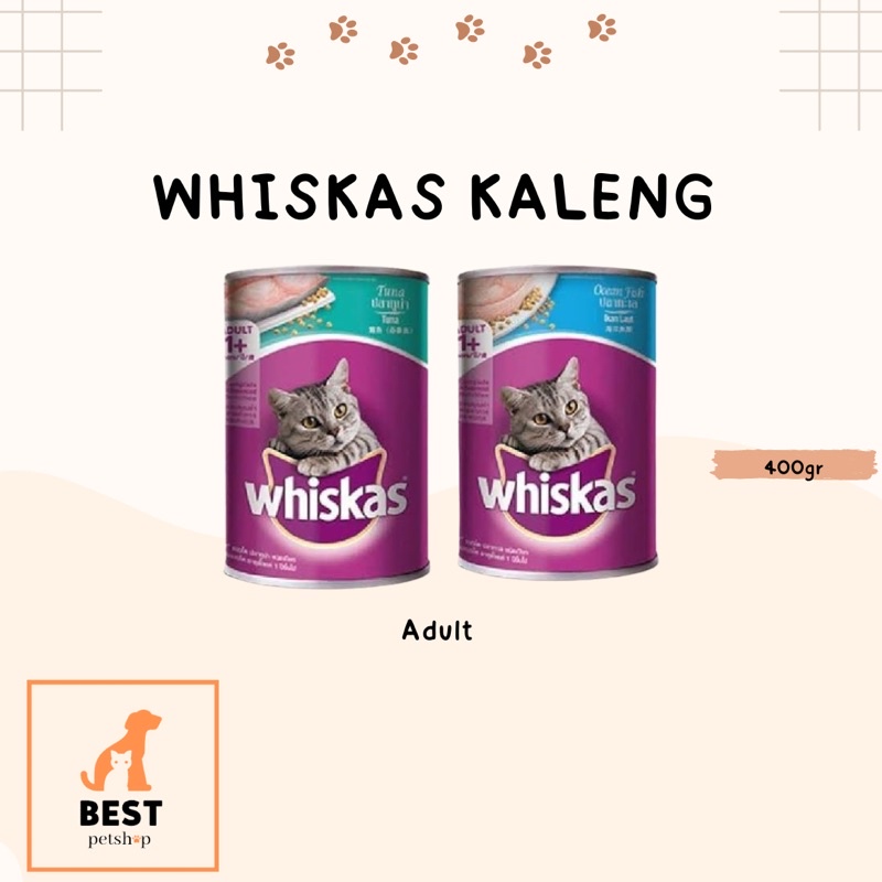 Jual whiskas kaleng adult 400gr Shopee Indonesia