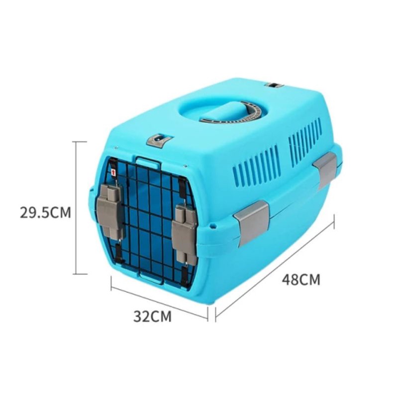 Jual Pet Cargo Travel Pet Kargo Complete with Bowl and Cushion Shopee