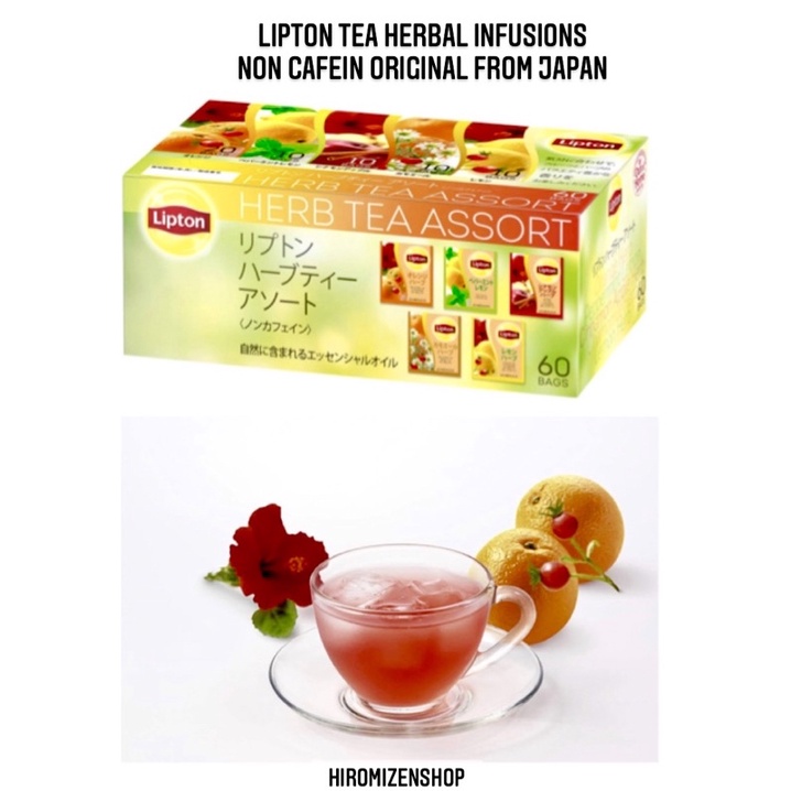 Jual LIPTON HERBAL TEH / TEA INFUSIONS, NONCAFFEINE ORIGINAL FROM
