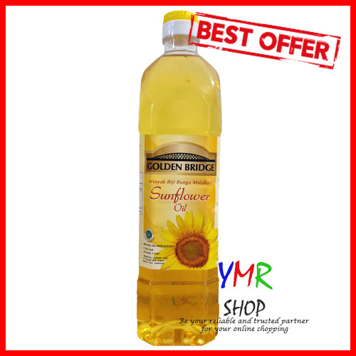 Jual Golden Bridge Canola Corn Salad Sunflower Oil Halal Impor 1 Liter
