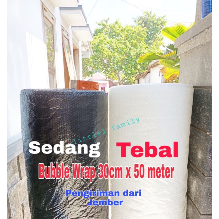 Jual Bubble Wrap Roll Lebar 30cm Panjang 50 Meter Bubble Wrap Meteran