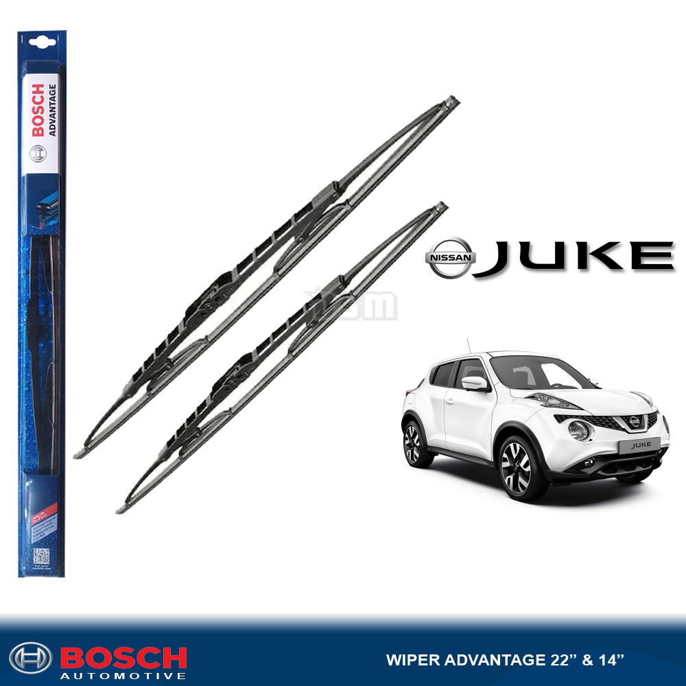 Jual Bosch Advantage / Karet Wiper Mobil Nissan Juke 22" dan 14