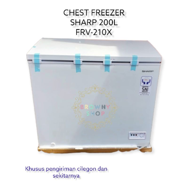 Jual CHEST FREEZER SHARP 200L FRV210X (KHUSUS CILEGON) Shopee Indonesia
