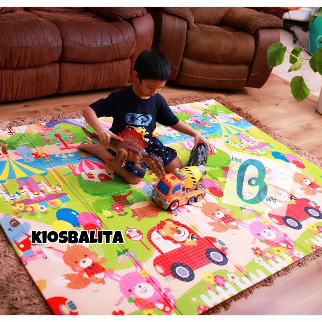 Jual PLAYMAT JUMBO 180X200 FREE TAS PACKING!! Karpet Playmat Premium