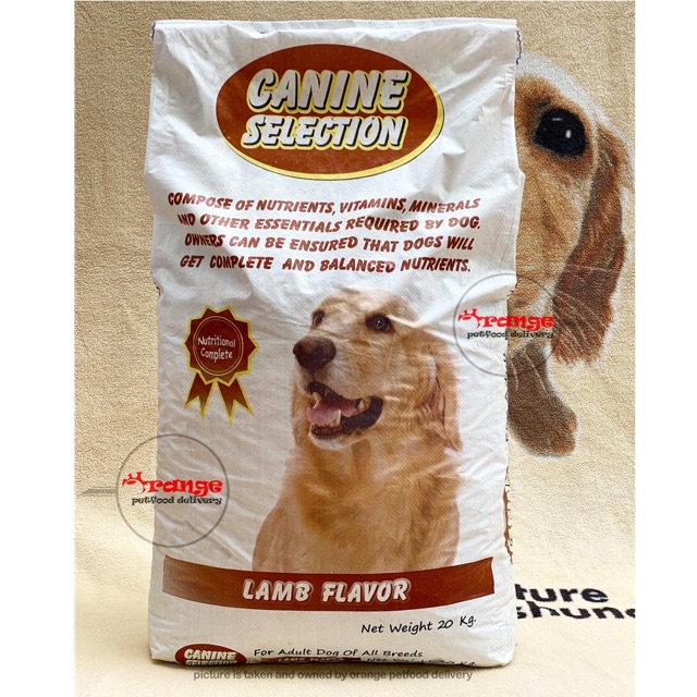 Jual canine selection lamb 20 kg dog food makanan anjing ekonomis