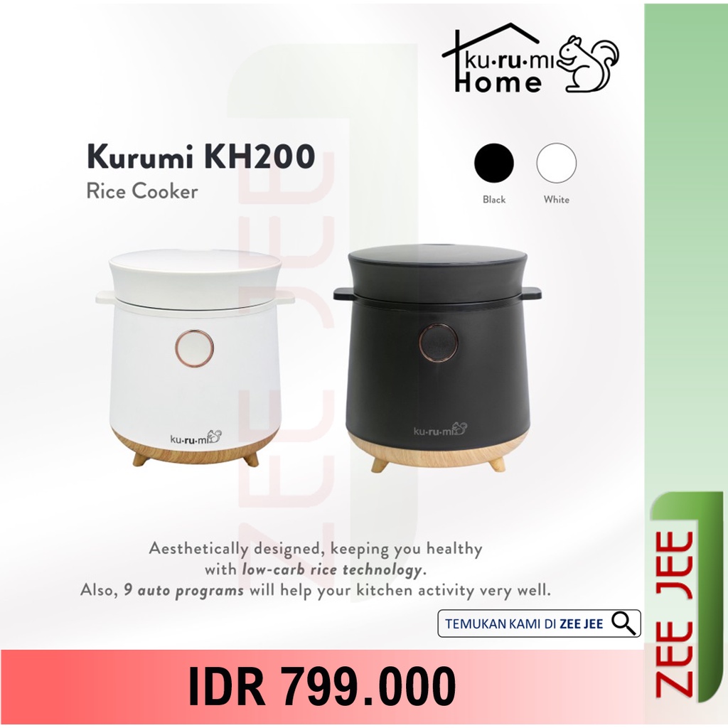Jual KURUMI KH 200 MULTIFUNCTION RICE COOKER (WITH LOW CARB FUNCTION