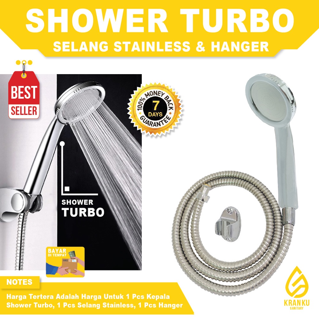 Jual Shower Kamar Mandi Turbo Jet Shower Mandi Turbo Shower Hemat Air