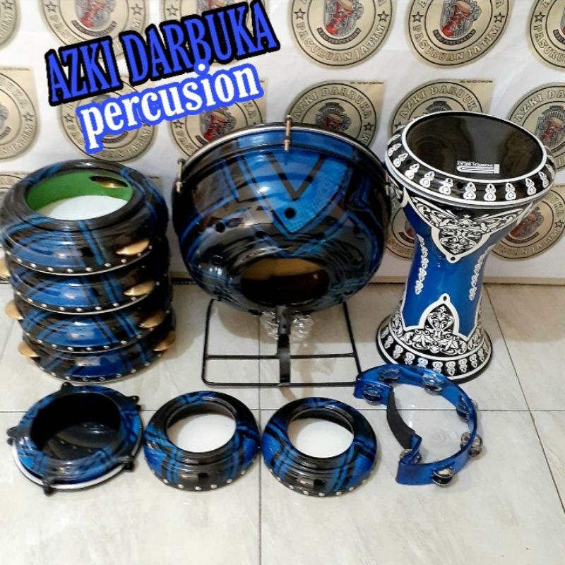 Jual Rebana hadroh/ Satu set hadroh/ Darbuka 9in/ Alat hadroh (termurah