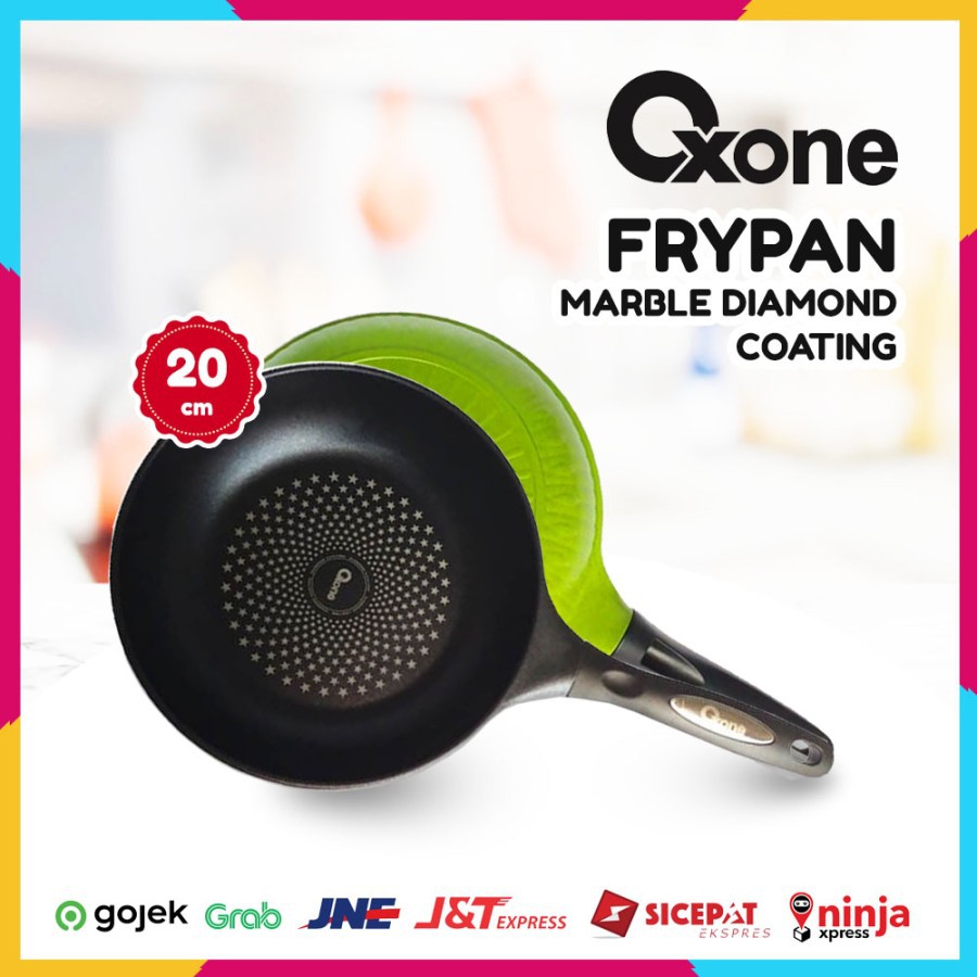 Jual OX20F Fry Pan Oxone 20cm (Marble Coating) Shopee Indonesia