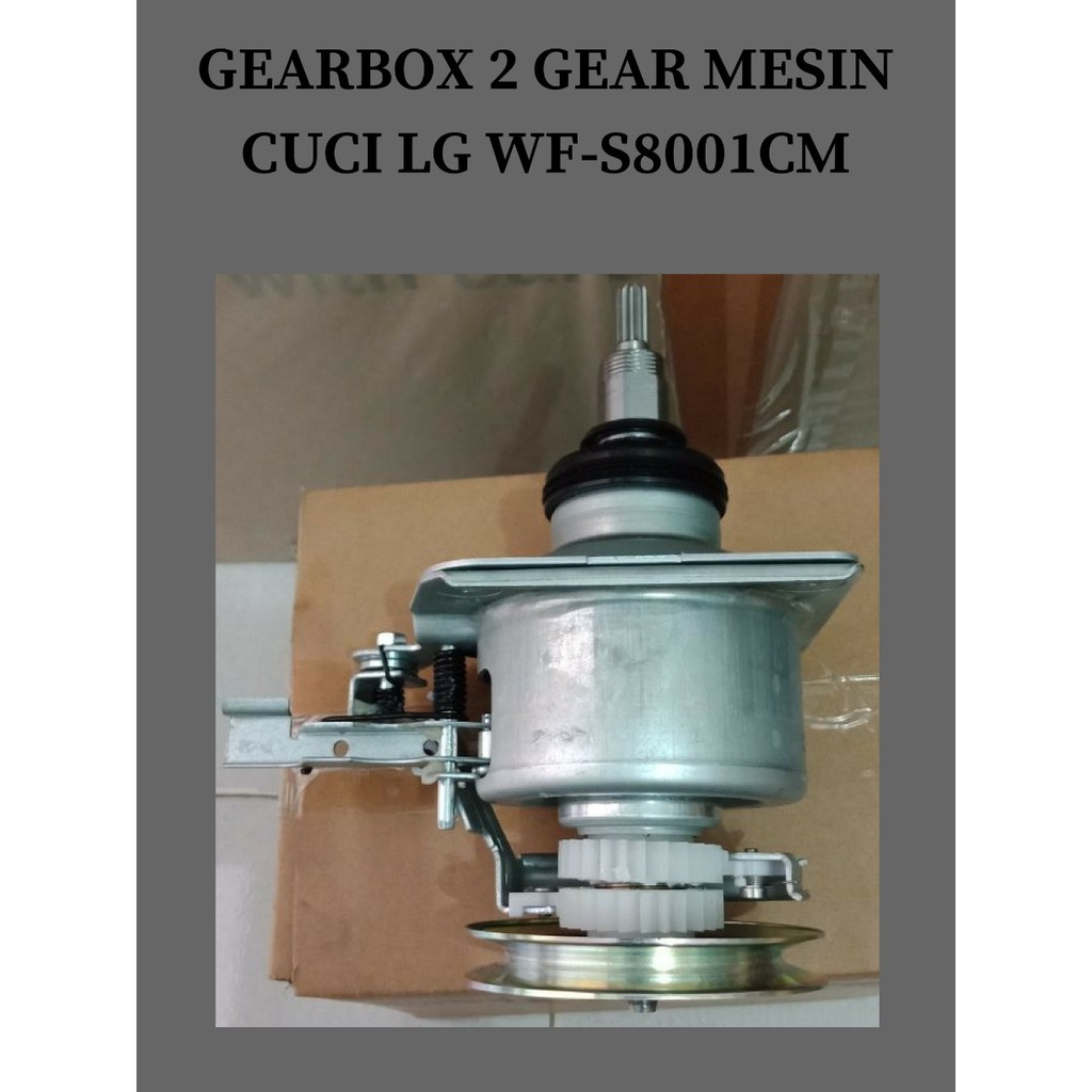Jual GEARBOX 2 GEAR CLUTCH GEARCASE AUTO MESIN CUCI TOP LOADING