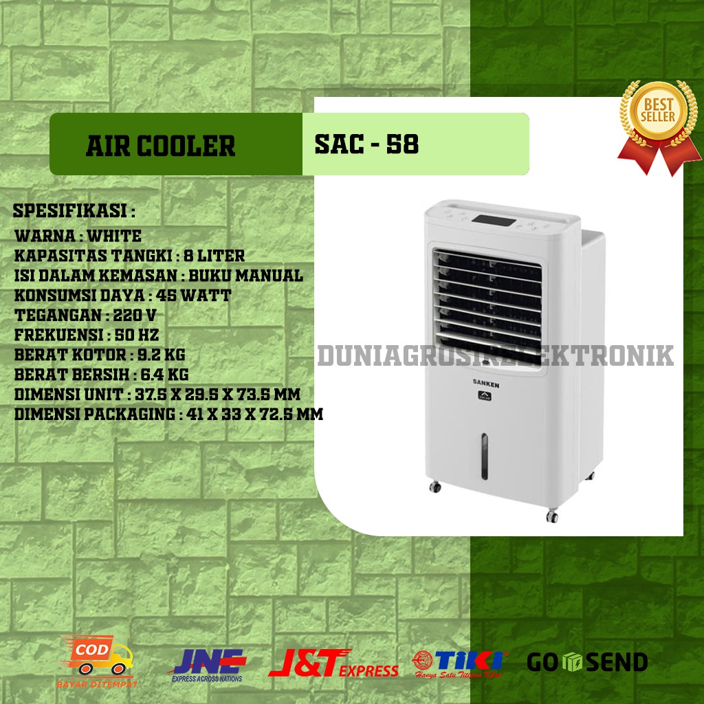 Jual Sanken Air Cooler SAC 58 Shopee Indonesia