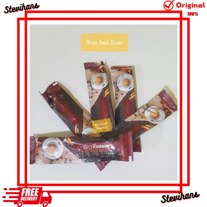 Jual KEMASAN BARU KOREAN GINSENG COFFEE per SACHET KOPI GINSENG KOREA