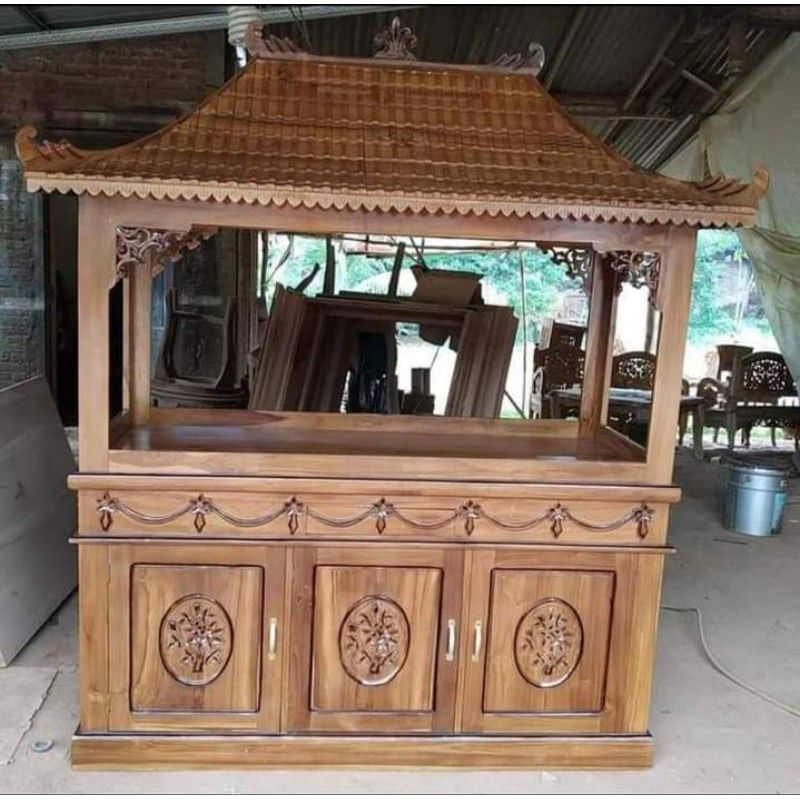 Jual aquarium aquarium kayu jati ukiran Shopee Indonesia
