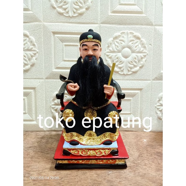 Jual patung dewa ape tan tong jin / dewa 88 kayu 12 inch Shopee