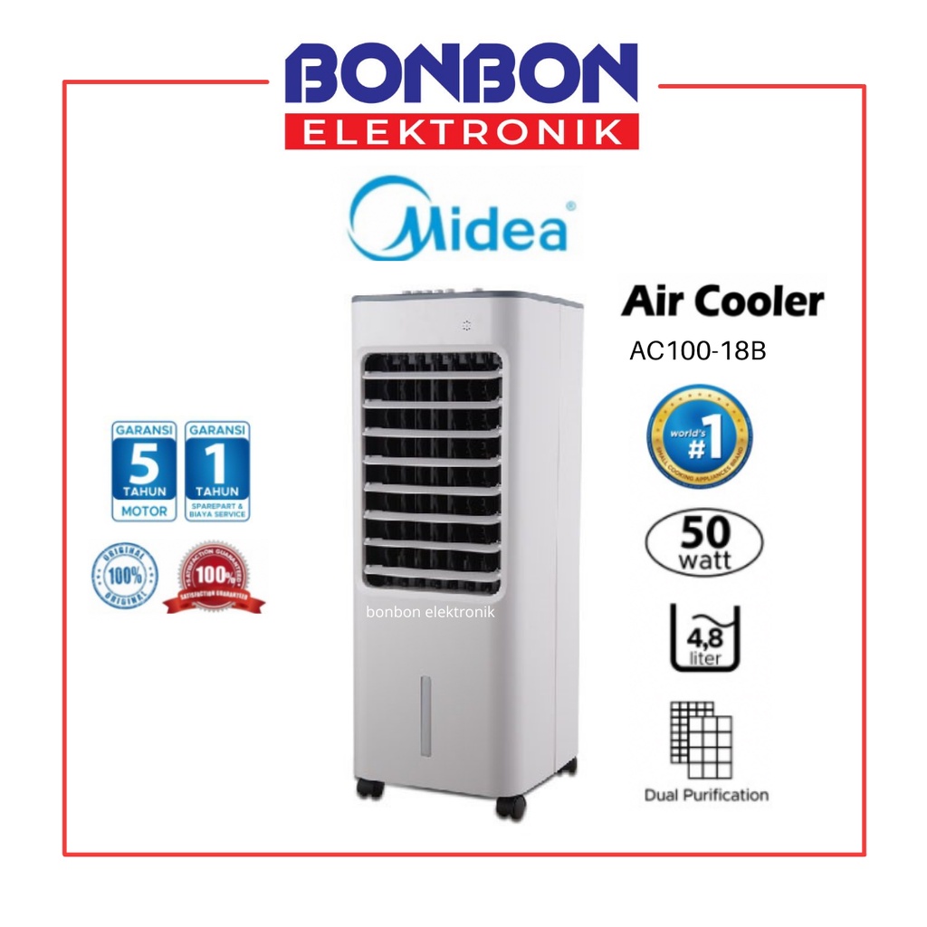 Jual Midea Air Cooler AC10018B / AC 100 18B / AC100 18B 4.8L Shopee