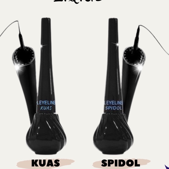 Jual ORIGINAL QL Cosmetic Waterproof Eyeliner Kuas / Spidol 8 ML