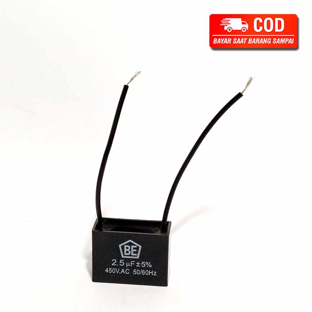 Jual KAPASITOR / CAPASITOR SPAREPART KIPAS ANGIN 2.5 UF MIKRO Shopee