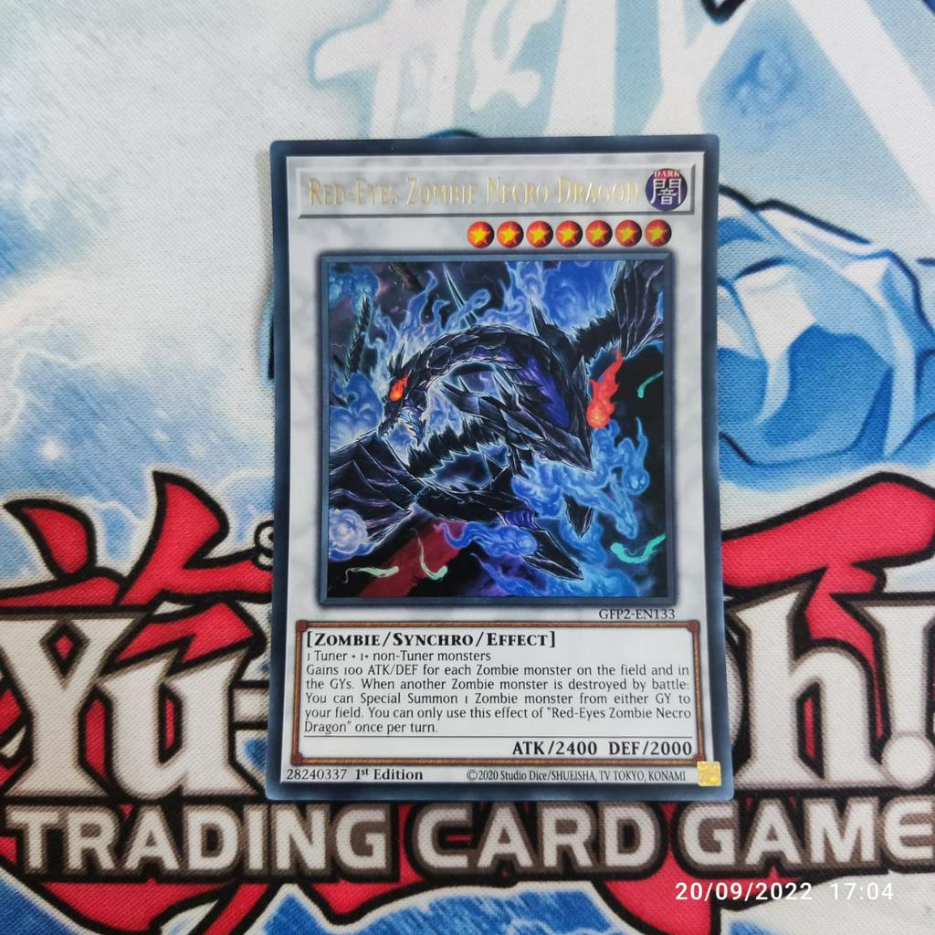 Jual yugioh red eyes zombie necro dragon GFP2 ultra rare original