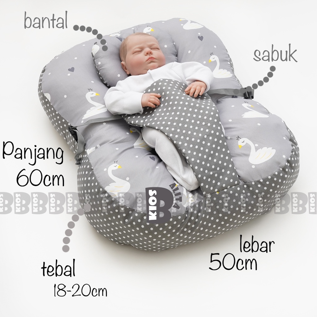 Jual Sofa Bayi Jumbo Multifungsi Kasur bayi Dengan Gesper Sabuk