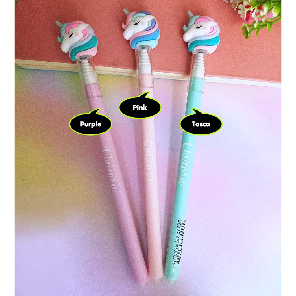 Jual Pulpen Hapus / Pen Gel bisa dihapus / Erasable Pen Unicorn