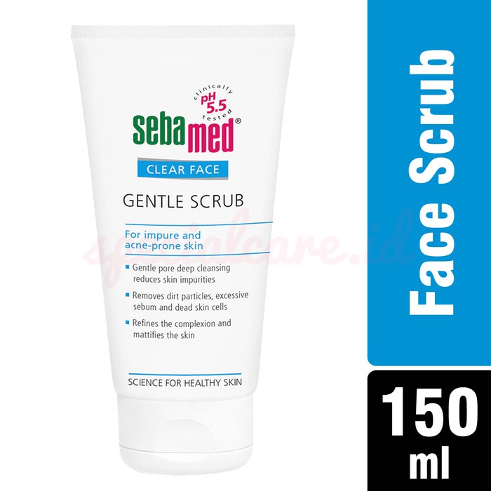 Jual SEBAMED CLEAR FACE GENTLE SCRUB 150ML Shopee Indonesia