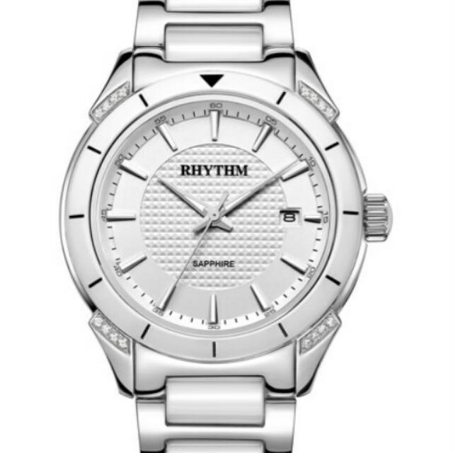 Jual RHYTHM F1207T 01 Ceramic Sapphire ORIGINAL Shopee Indonesia