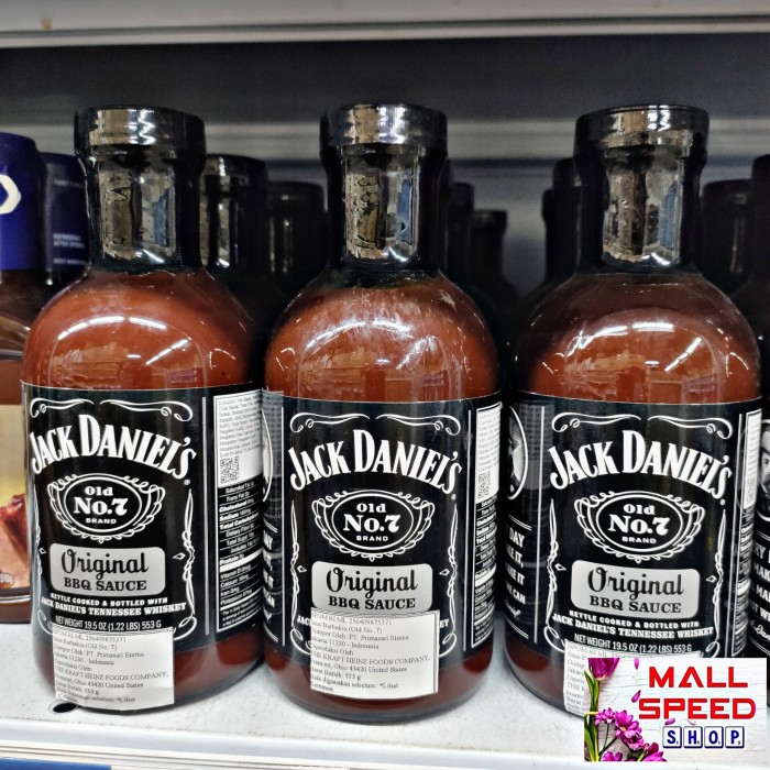 Jual KUALITAS TERBAIK JACK DANIELS BBQ SAUCE ORIGINAL 553G Shopee Indonesia
